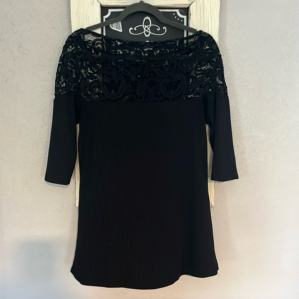 Black Lace Top